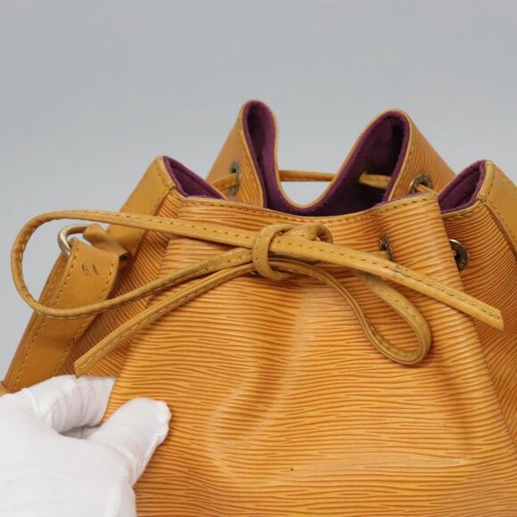 LOUIS VUITTON Epi Petit Noe Shoulder Bag Yellow M44109 - Picture 15 of 16